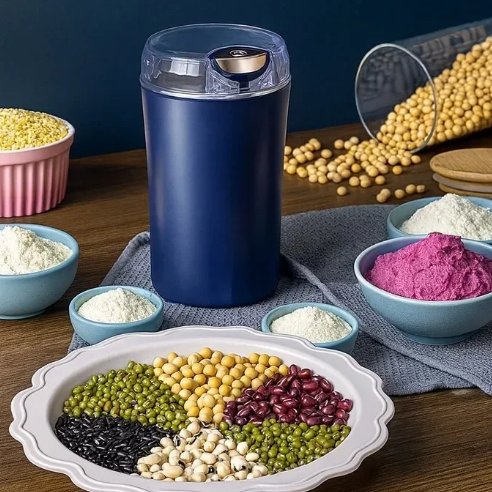 MOULIN Á ÉPICES ÉLECTRIQUE INTELLIGENT ET PORTABLE POUR TOUTES VOS FARINES ET POUDRES EN EXPRESSI Pour Usage cuisine ou Bureau