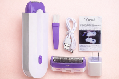 YES™ | Appareil d'Épilation Rechargeable USB pour Corps, Visage, Jambes et Maillot