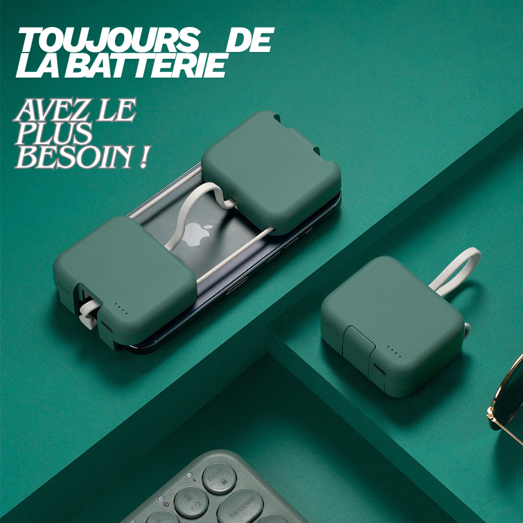 PowerBank ultra pratique pour cas urgent